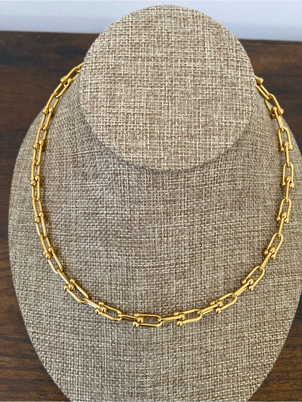 Gold Plated Hardware Necklace - Picture 7 of 8